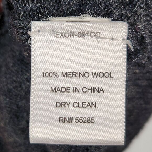 Express Sweater Mens L 100% Merino Wool Preppy Career Wear Timeless Work‎ Wear - Picture 7 of 11